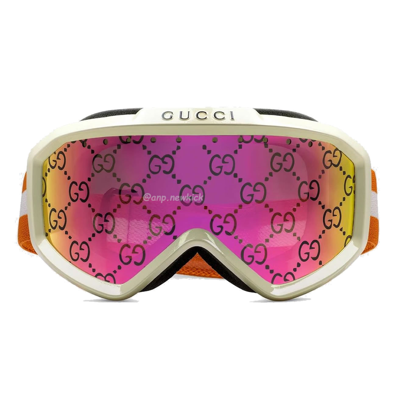 Gucci Ski Goggle Black Pink Olive Green White (2) - www.newkick.vip
